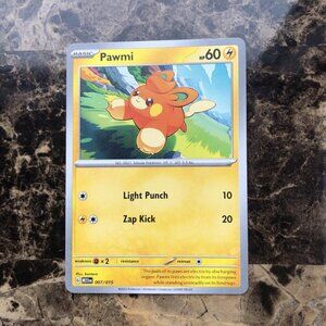 Pawmi McDonald's Promos 2023 Happy Meal Pokémon Card 007/015 Light Punch